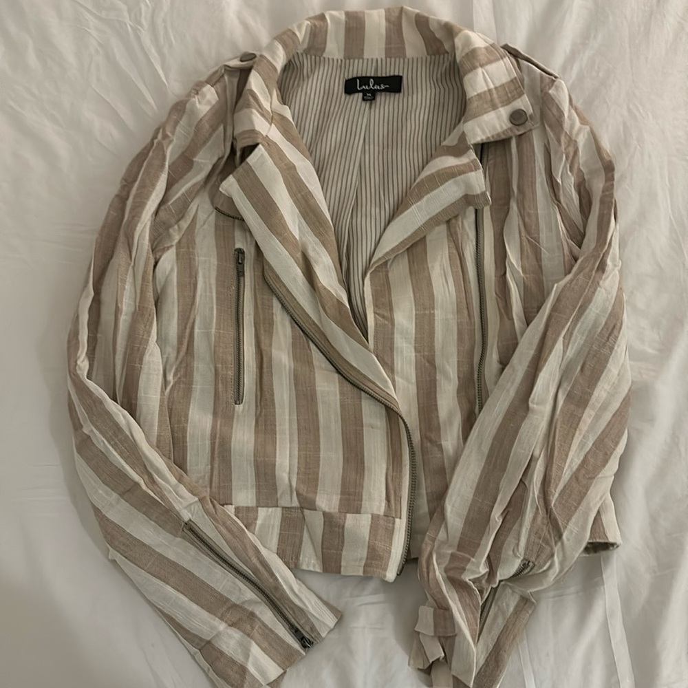 Striped light jacket